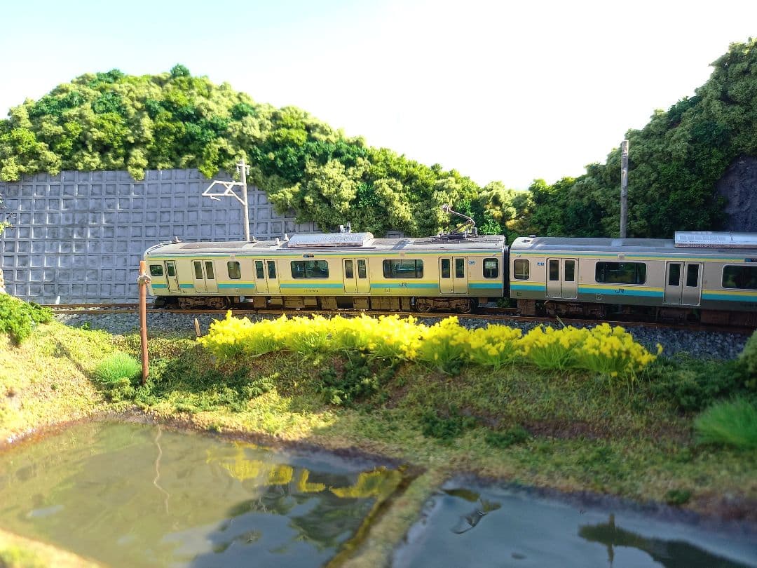 車両展示用ミニジオラマ
