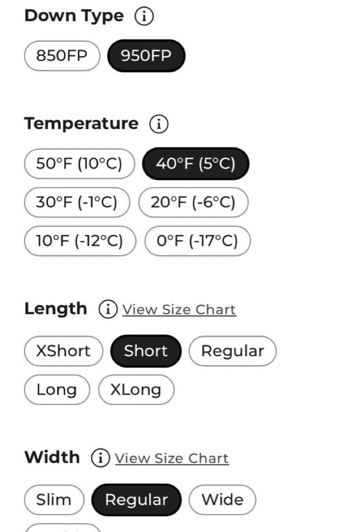 ENLIGHTENED ダウンキルトRevelation 950 5℃