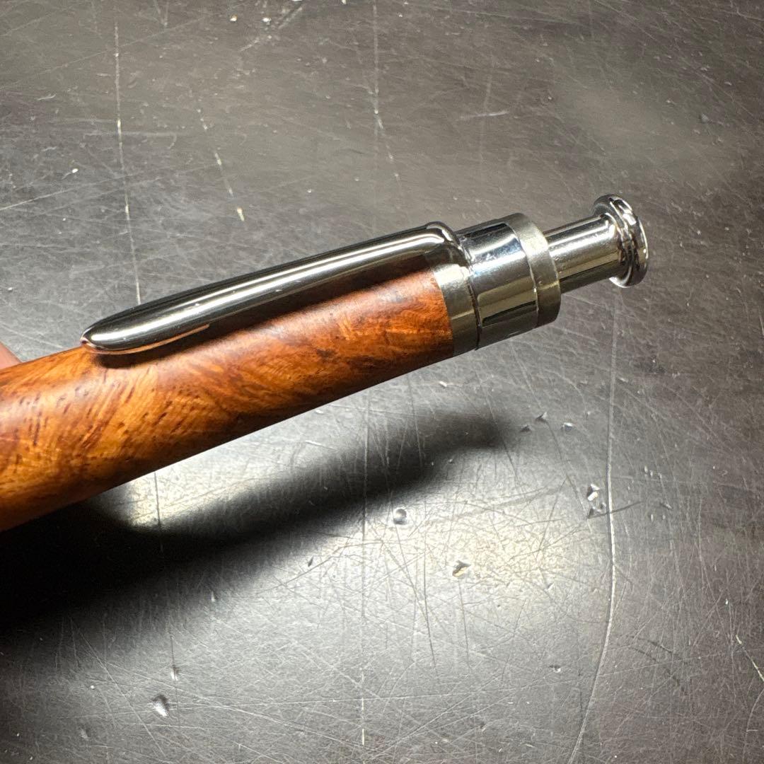 工房楔 花梨 瘤杢 0.3 花梨紅白 こぶ木 シャープペンシル