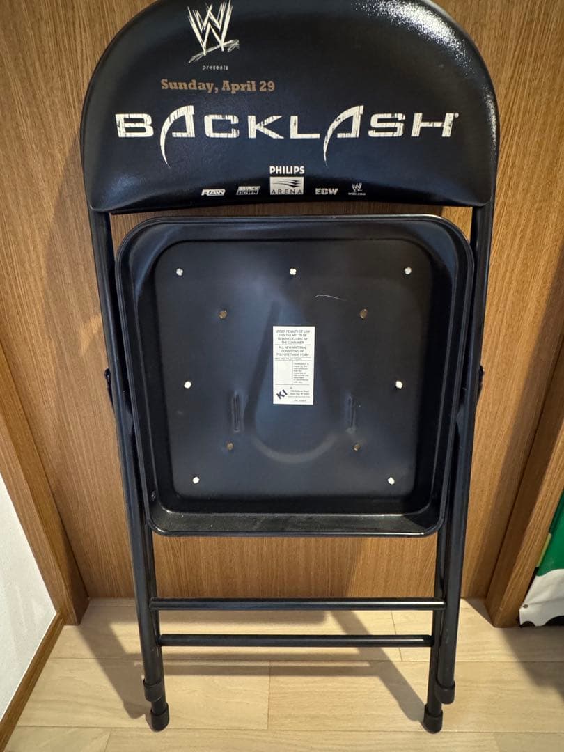 【激レア】WWE Backlash 2007 PPV リングサイドイベントチェア