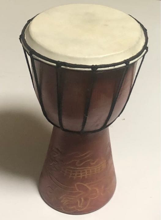 ⬛️ 美品！！⬛️ ジャンべ！！⬛️ 手彫り模様が鮮やか！！⬛️