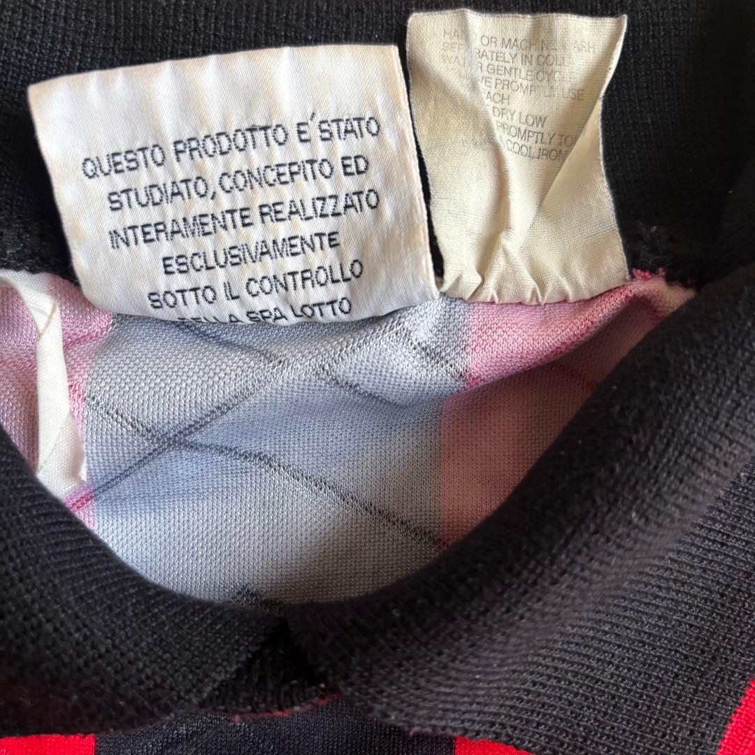 Lotto 1993/94 ACミラン ユニフォーム ヴィンテージ 長袖 90s