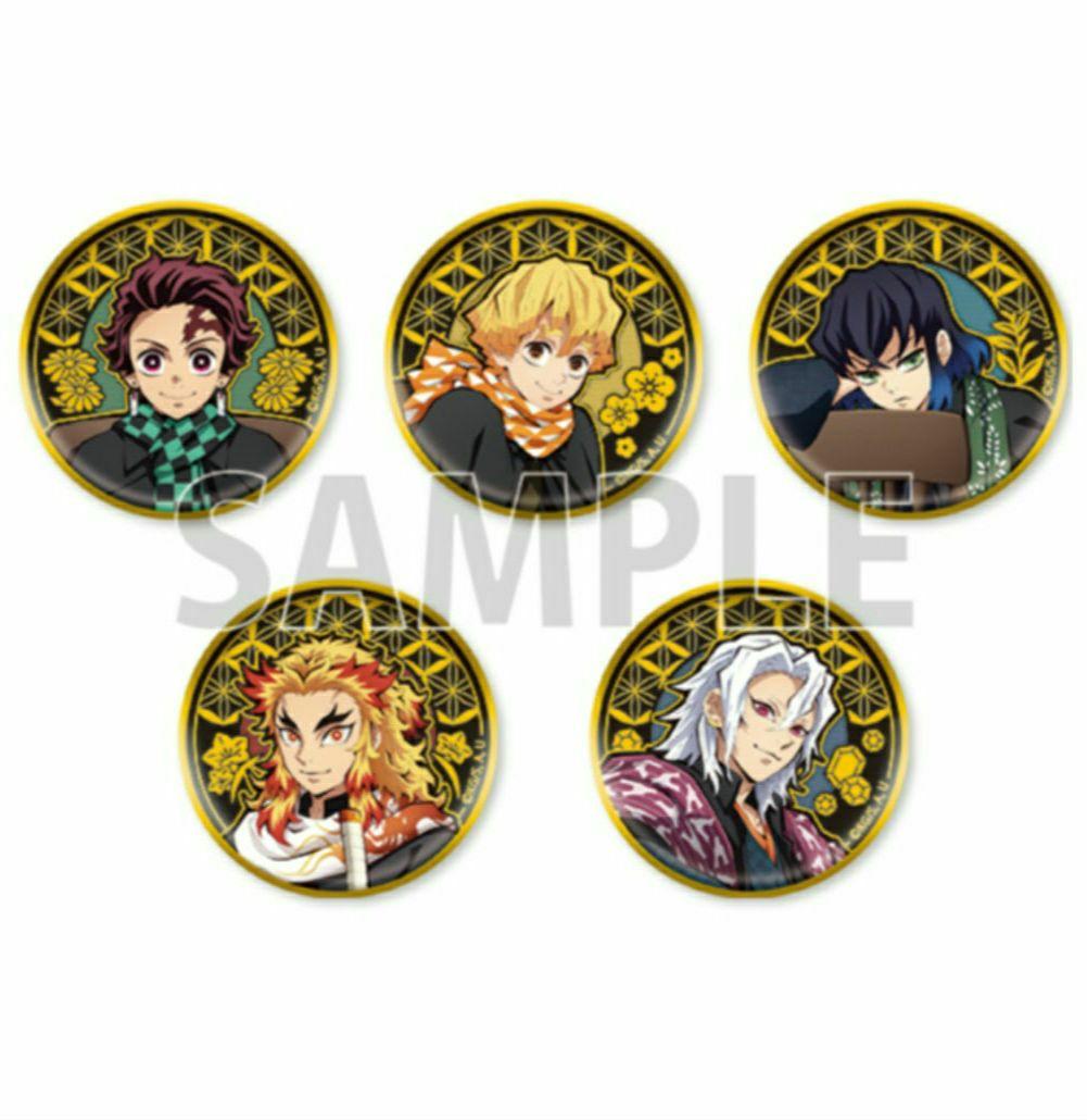 鬼滅の刃 レリーフメタル缶バッジ AGF 2022 2023 コンプリートBOX