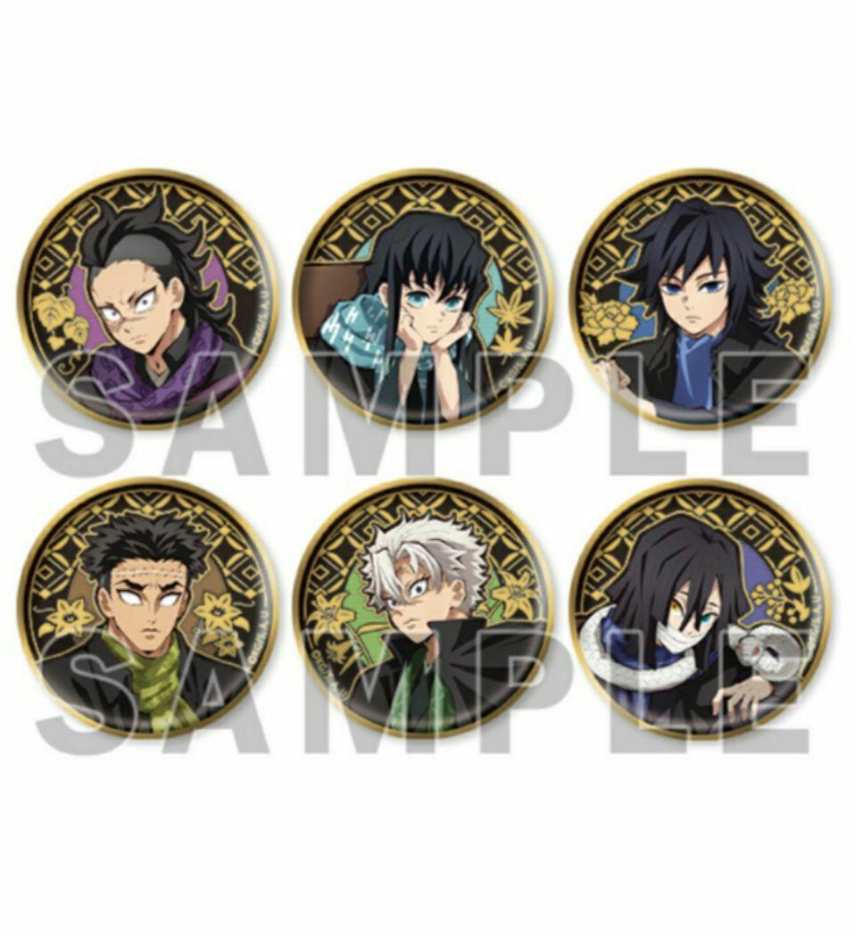 鬼滅の刃 レリーフメタル缶バッジ AGF 2022 2023 コンプリートBOX