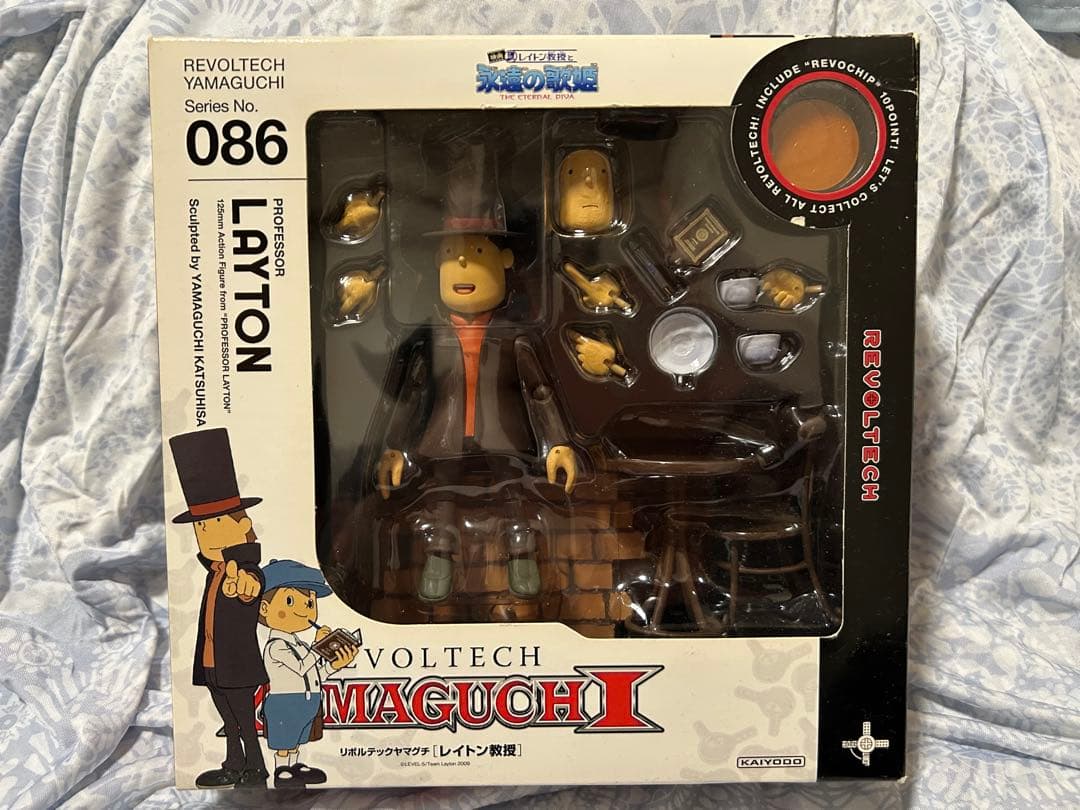 レイトン教授　海洋堂　REVOLTECH リボルテックヤマグチ【未使用品】