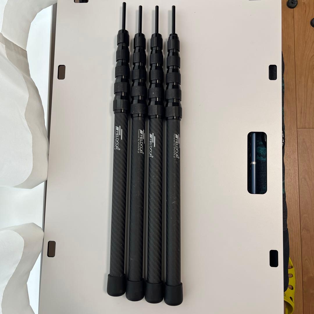 フィールドア　カーボン製テントポール 直径23mm 高さ43～180cm