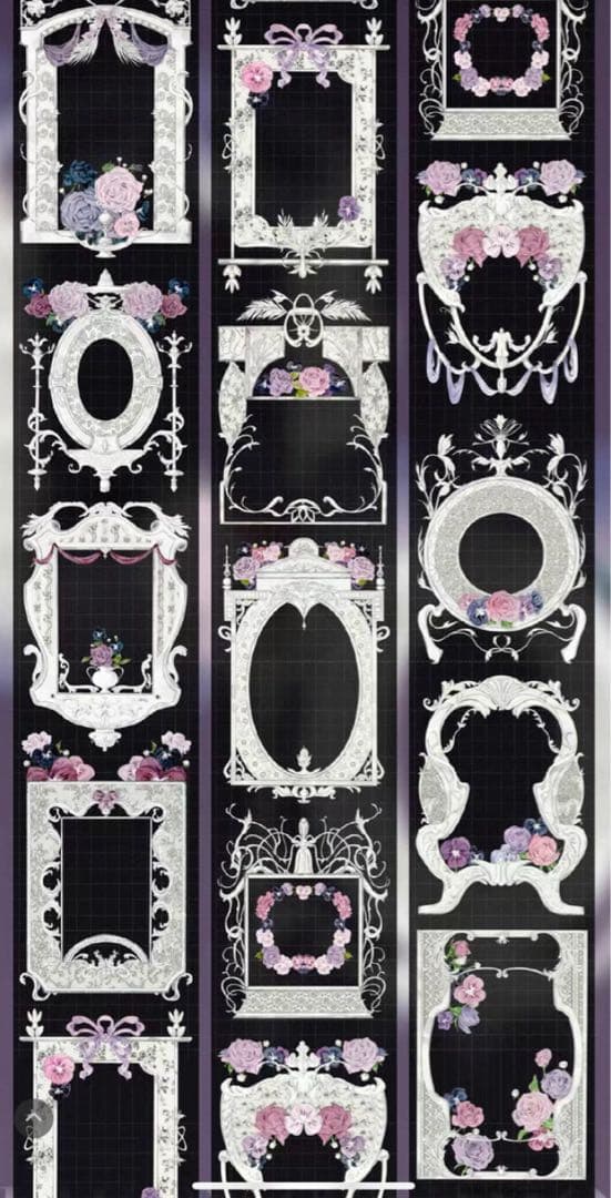 海外 PETテープ マスキングテープ フレーム