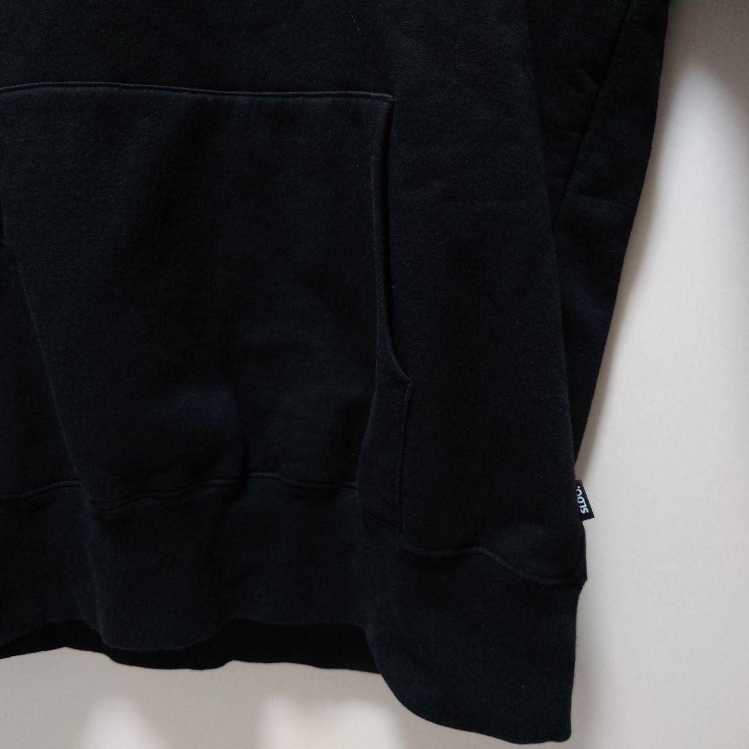 SLDO.エスルド ブラックパーカー フード付き メンズS
