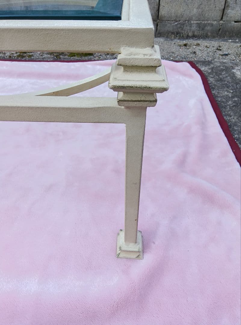 希少★Ethan Allen イーセンアーレン コーヒーテーブル ガラステーブル