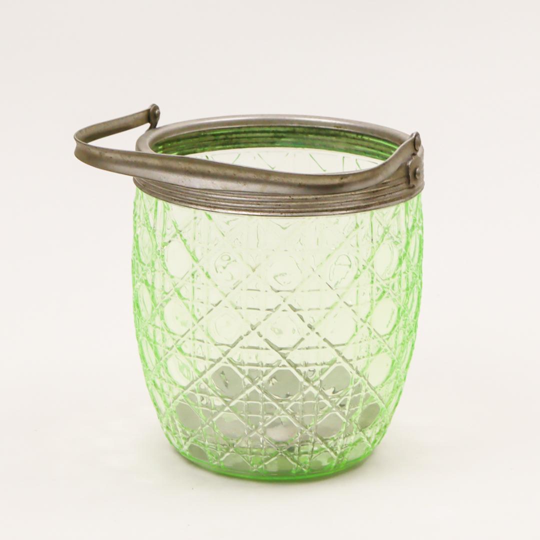 ウランガラス アイスペール ヴァセリンガラス