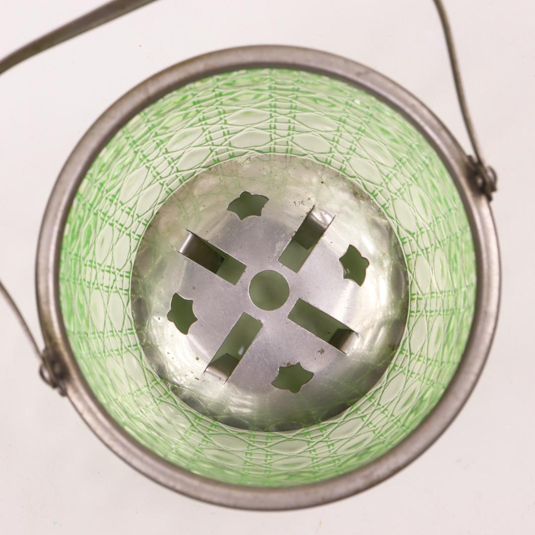 ウランガラス アイスペール ヴァセリンガラス