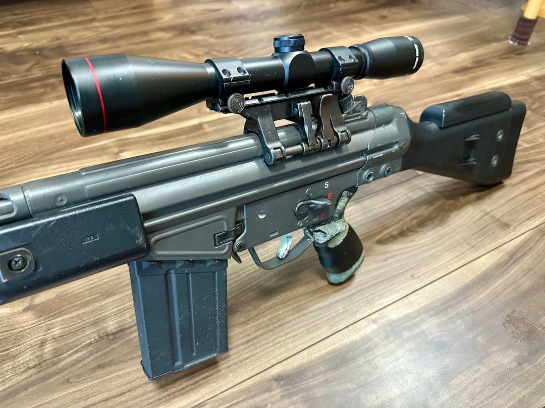 【東京マルイ】H&K G3 SG/1 純正スコープ&マウント多段マガジン2本付