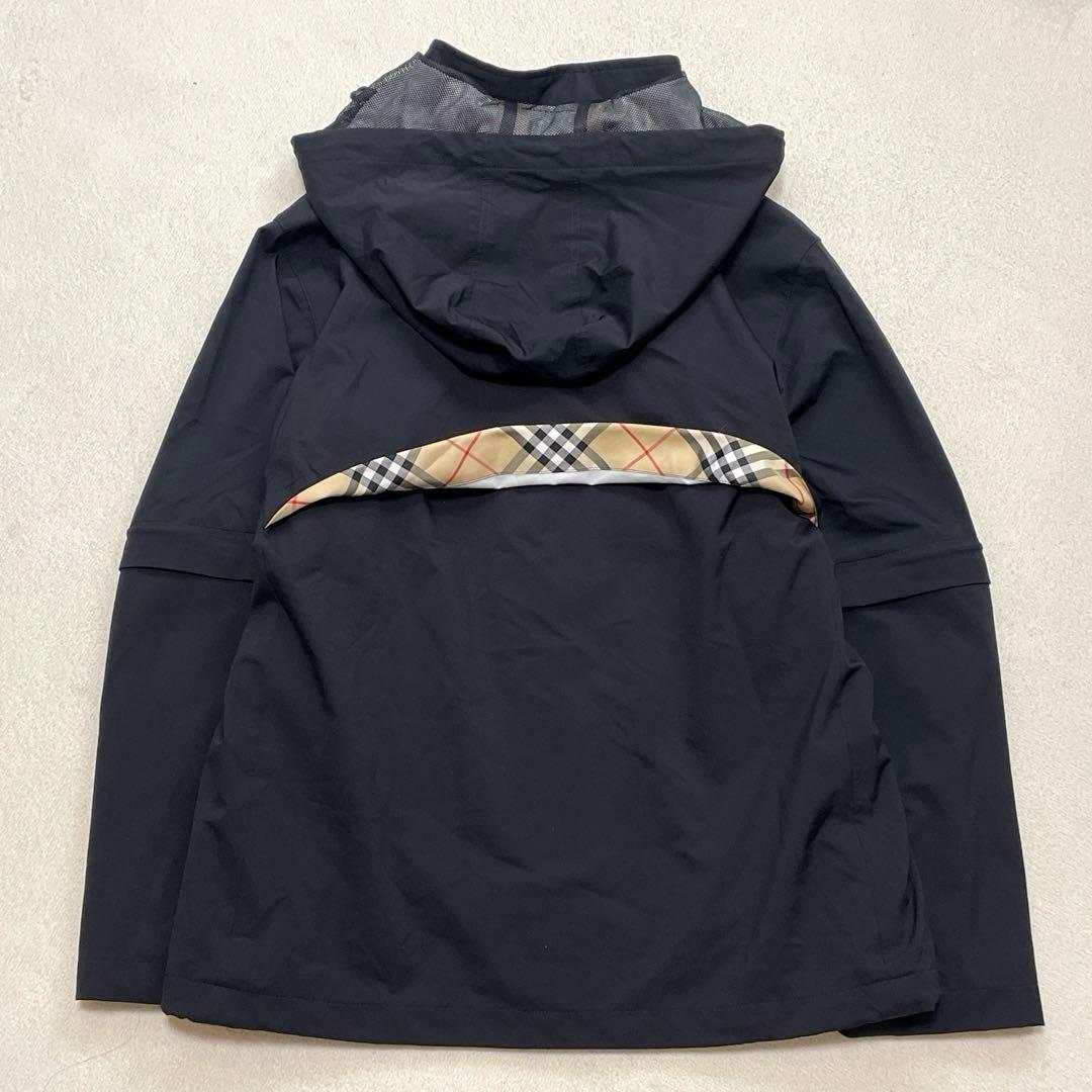 バーバリーゴルフ ナイロンジャケット 3way ノバチェック L ロゴ刺繍