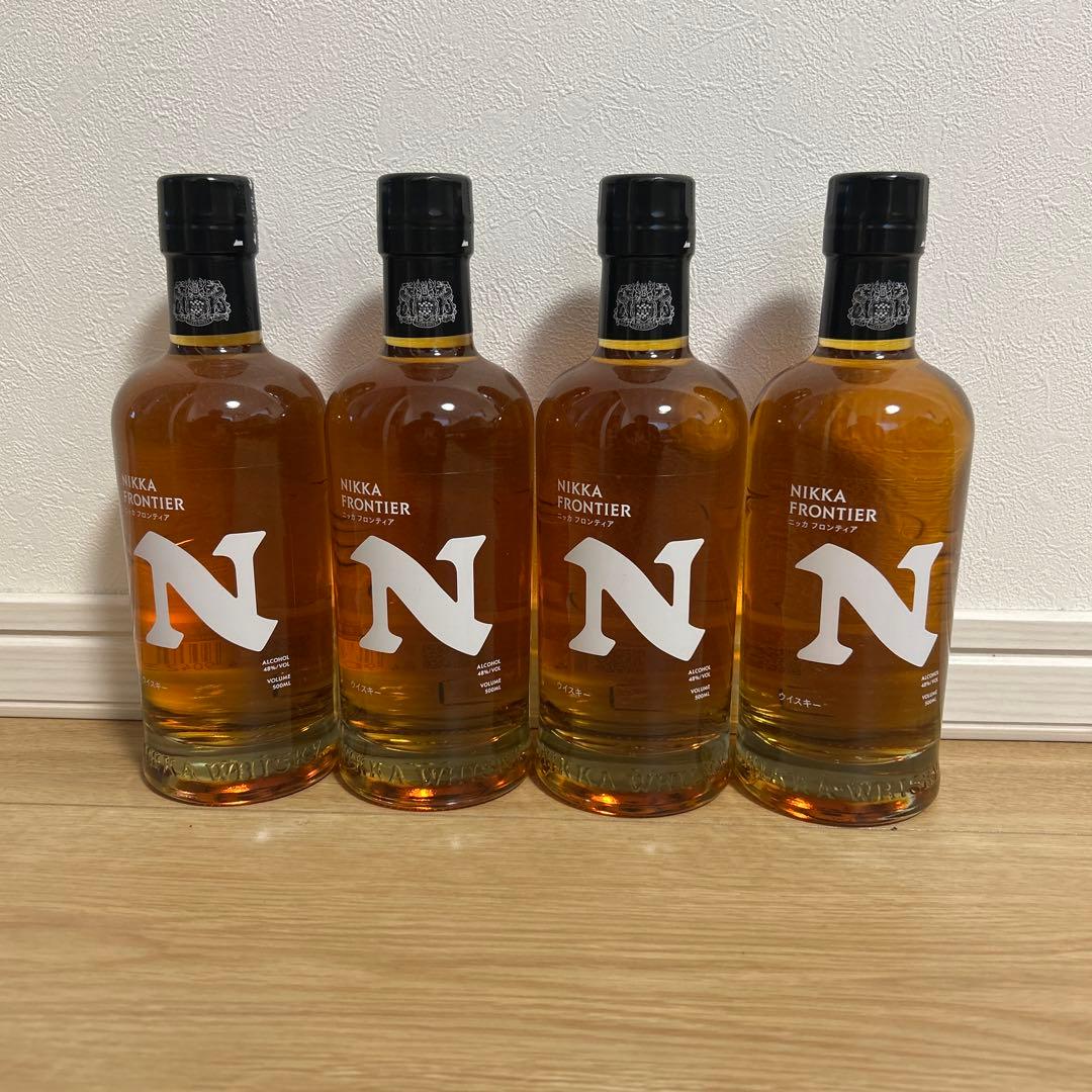 未開封NIKKA FRONTIER（ニッカ フロンティア500ml×4本セット