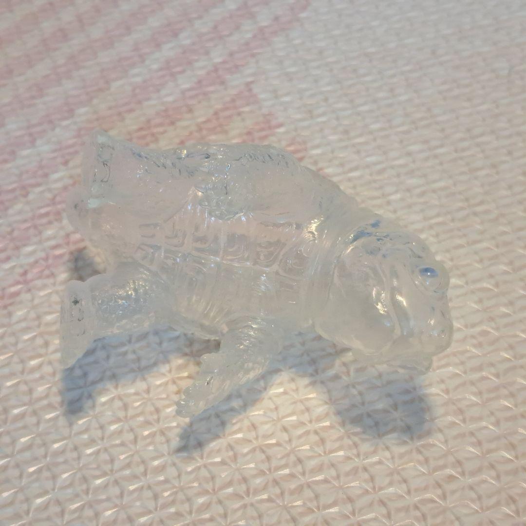 One up JAPAN ケロンガフィギュア　クリア　怪獣　ソフビ　タケピコ