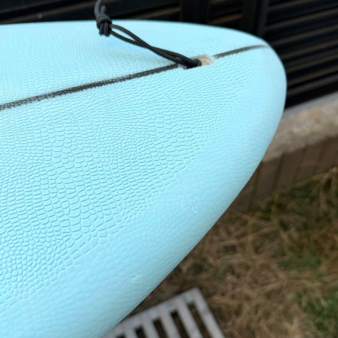 極美品！ O&E エポキシソフト 7’6” フィン付　スカイブルー