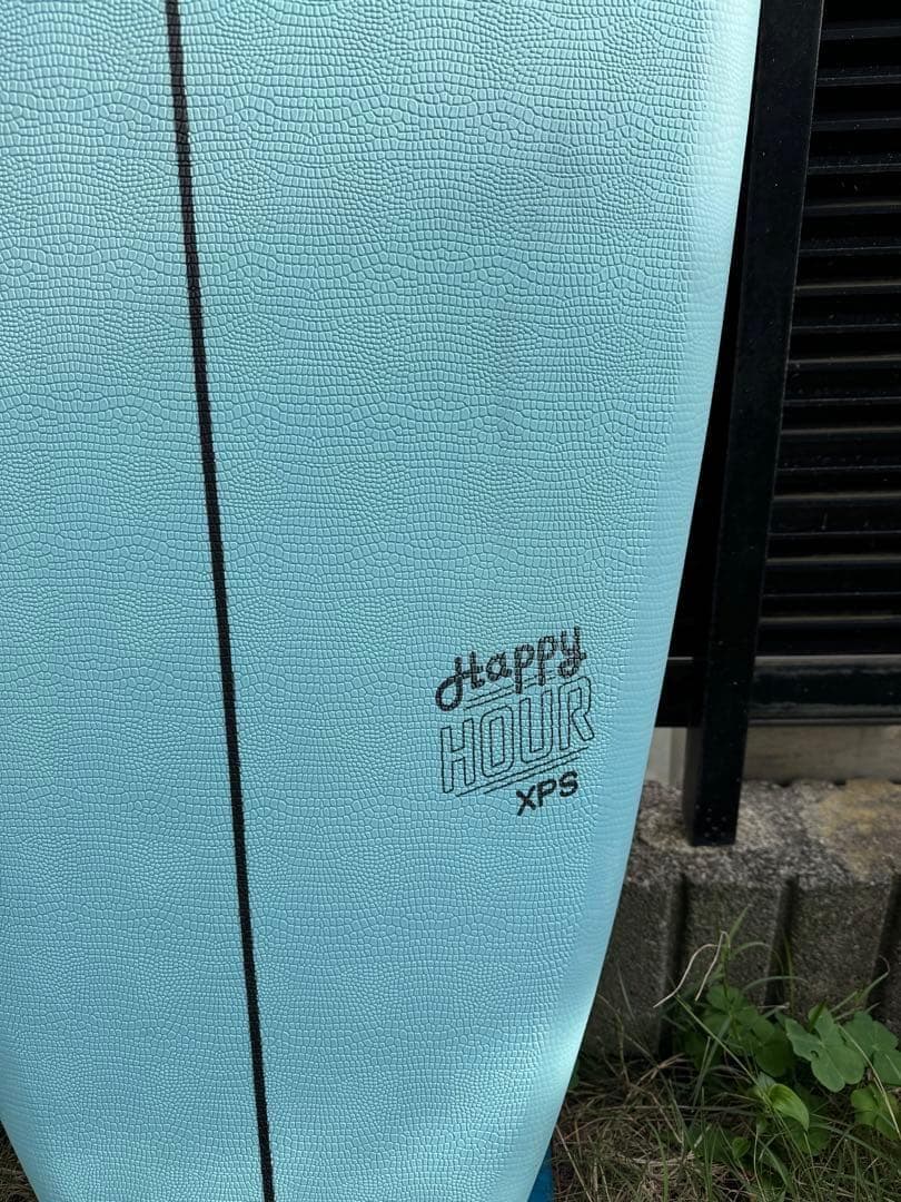 極美品！ O&E エポキシソフト 7’6” フィン付　スカイブルー