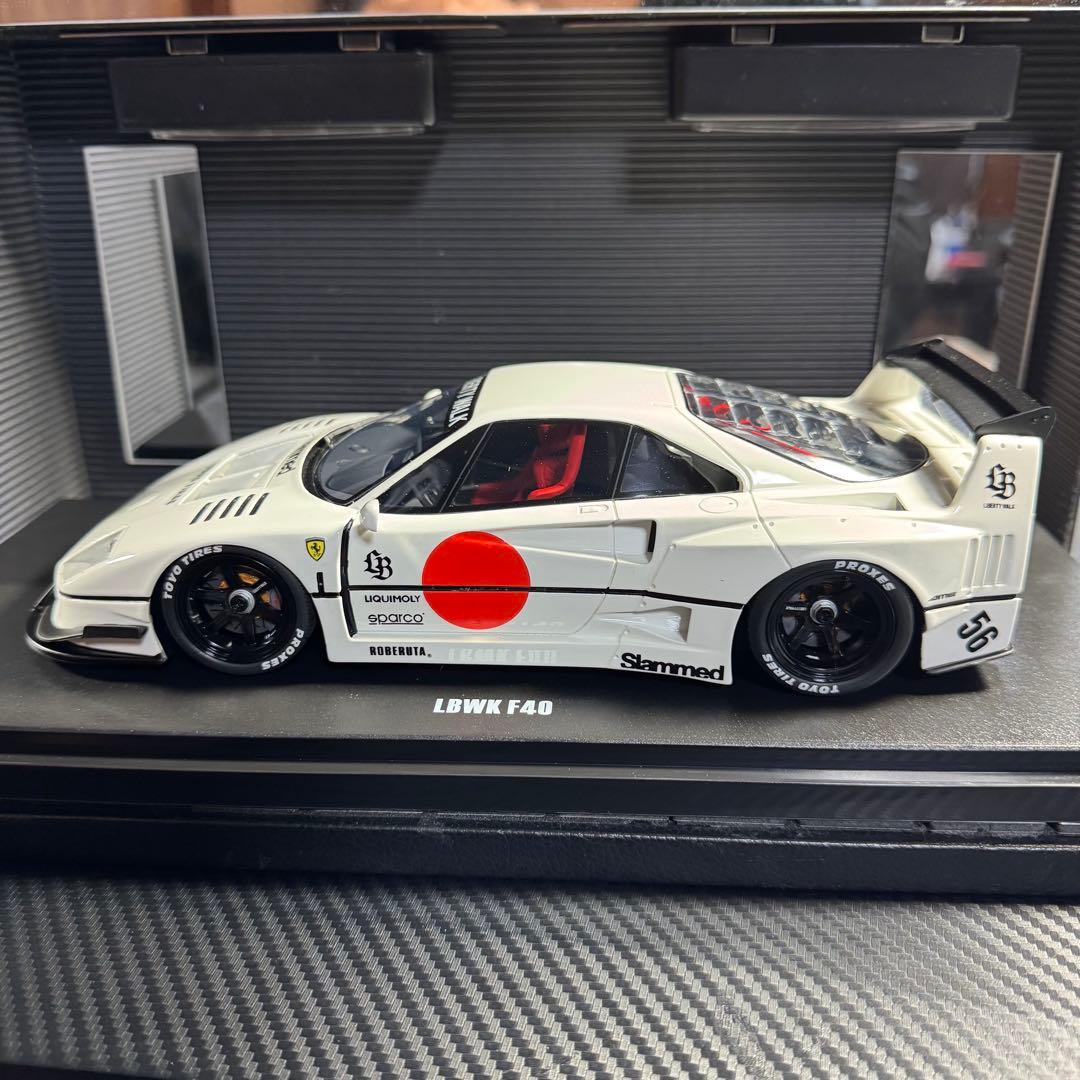 絶版未展示品 GT SPIRIT 1/18 LB-WORKS フェラーリ F40
