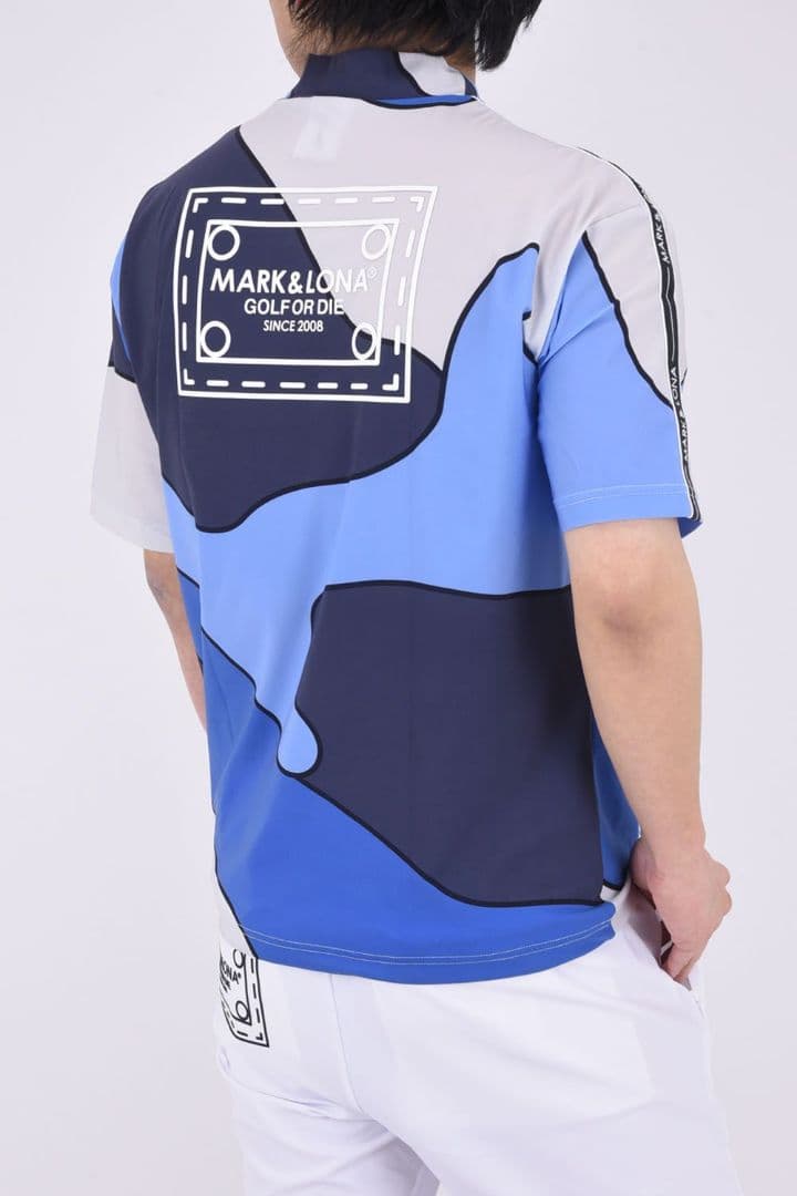 新品未使用 MARK&LONA モックネックTシャツ 48 L オーバーサイズ