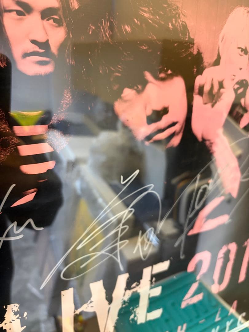 ONE OK ROCK 2014年ライブポスター 直筆サイン入り