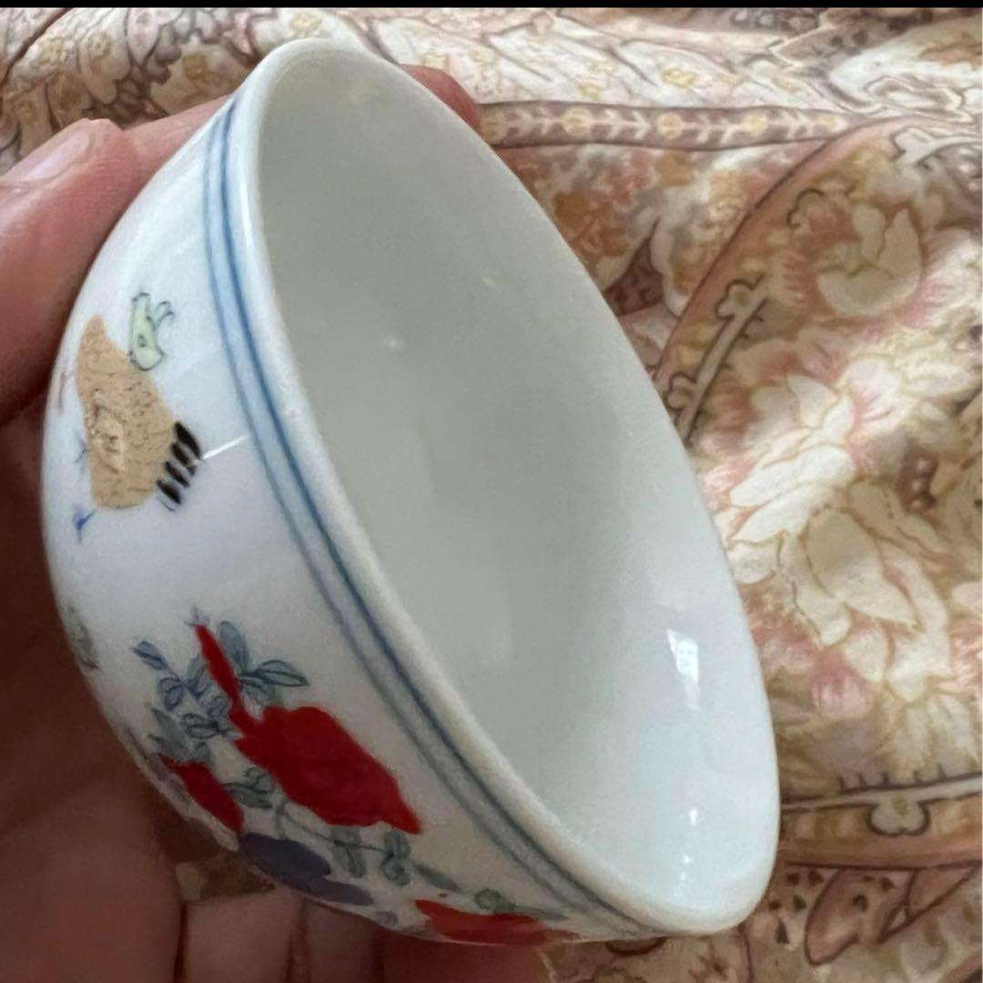 蔵出　中国骨董　官窑大明成化年製斗彩鶏缸杯　景徳鎮製チキンカップ　38億ドル