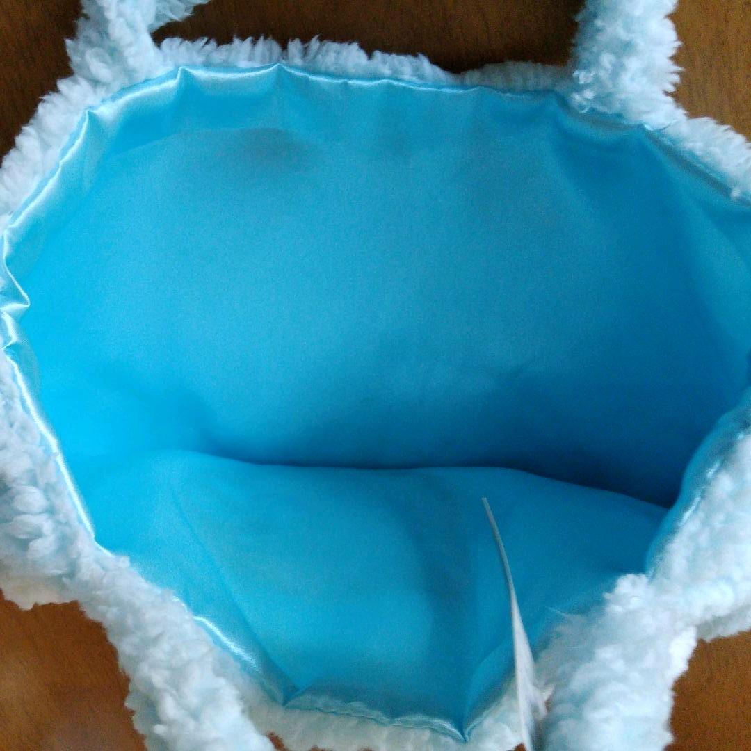 白チェブラーシカ　ふわふわバッグ