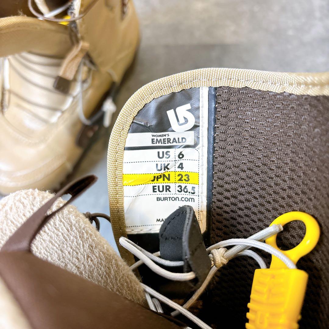 【美品】BURTON EMERALD スノボーブーツ レディース ブーツ 23