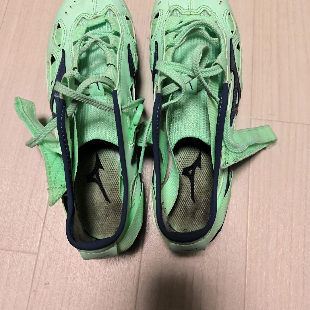 Mizuno クロノインクス　ネオ　エメラルドグリーン　24.5cm