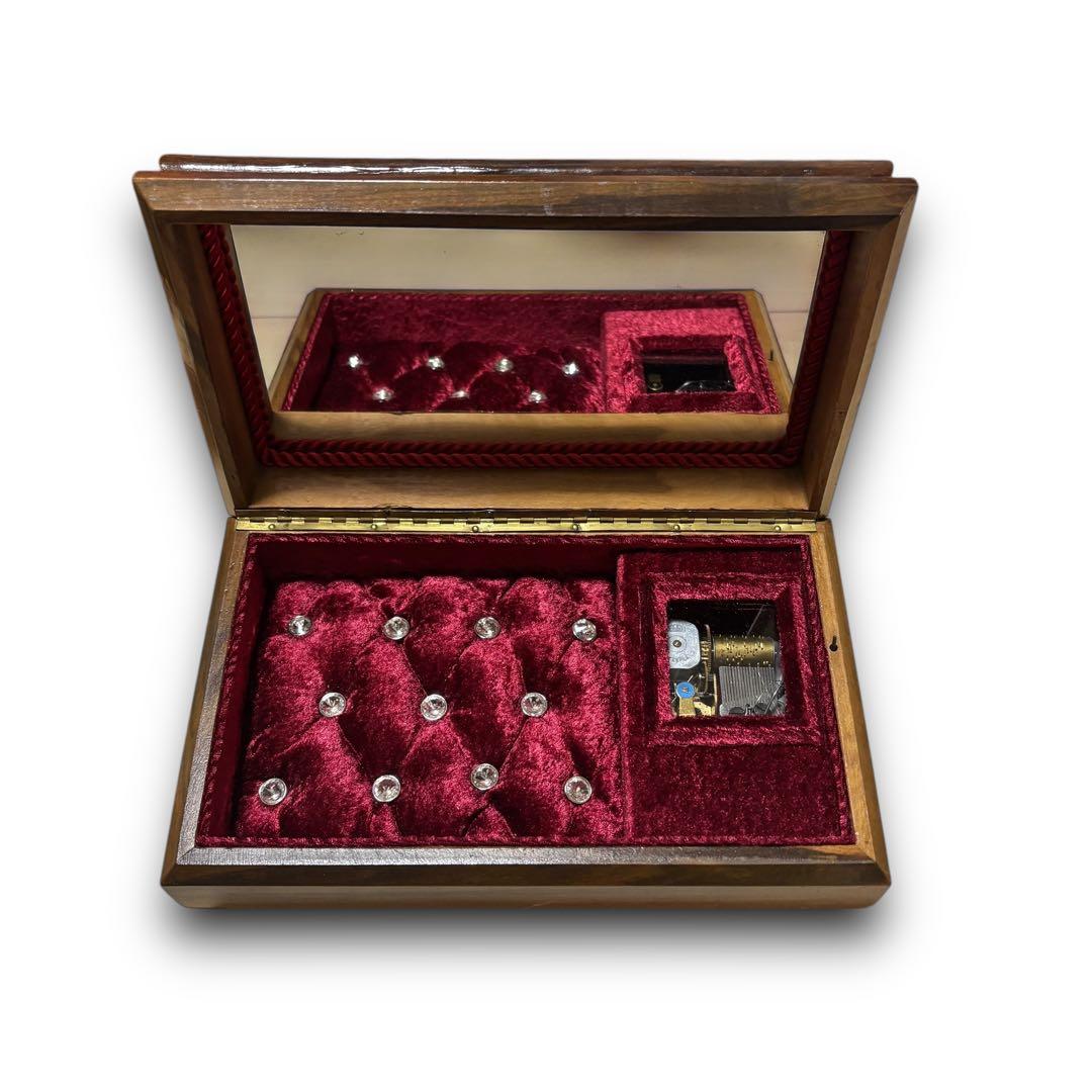 アンティーク ヴィンテージ オルゴールボックス｜木製 リメイク 一点物