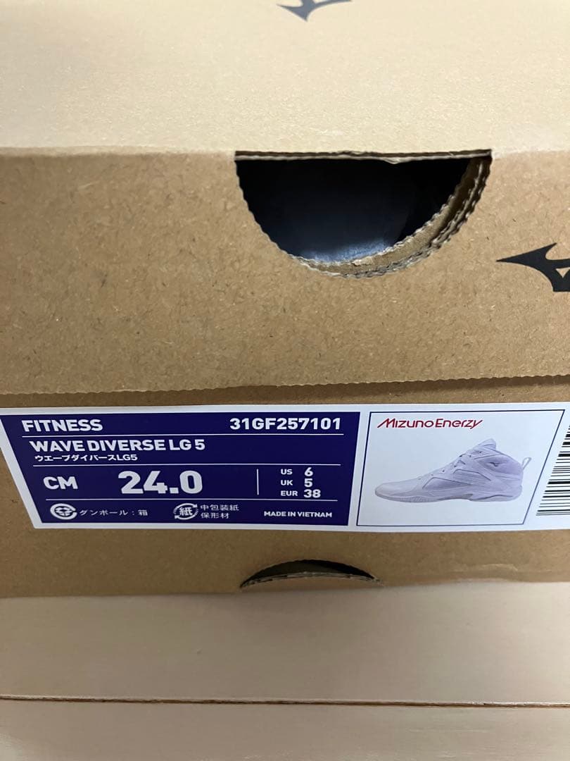 [ミズノ] フィットネスシューズ ウエーブダイバース LG 5 室内 24cm