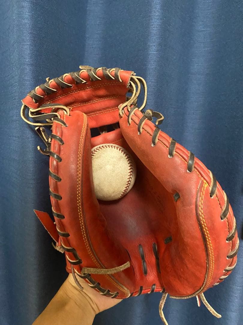 まさじさん専用 ZETT プロステイタス 軟式キャッチャーミット レッド