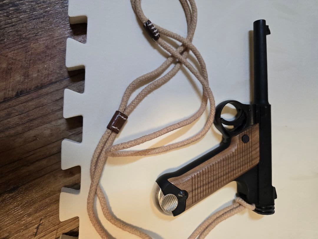 マルシン　南部十四年式拳銃　木製グリップ　HW　　ホルスター　ランヤード　セット