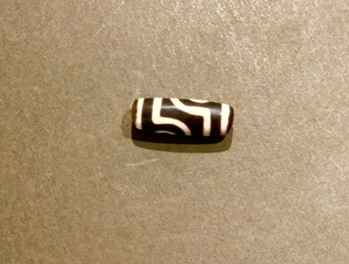 最強パワー　チベット　二眼天寿　美品　黄砂　最強パワーストーン