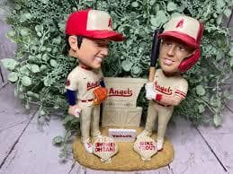 【新品・未開封】エンゼルス　大谷翔平　マイク・トラウト　ダブルボブルヘッド