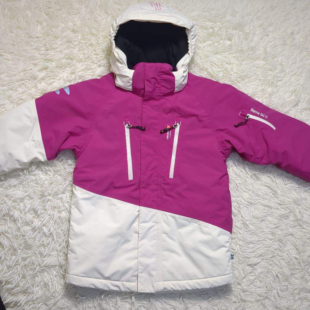 【美品✨ISBJORN✨130cm】スキー スノー スノボ ウェア セットアップ
