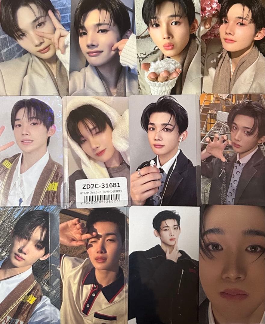 &TEAM JO ジョウ　トレカセット　ふわふわアニマル　サイン会　雪明かり