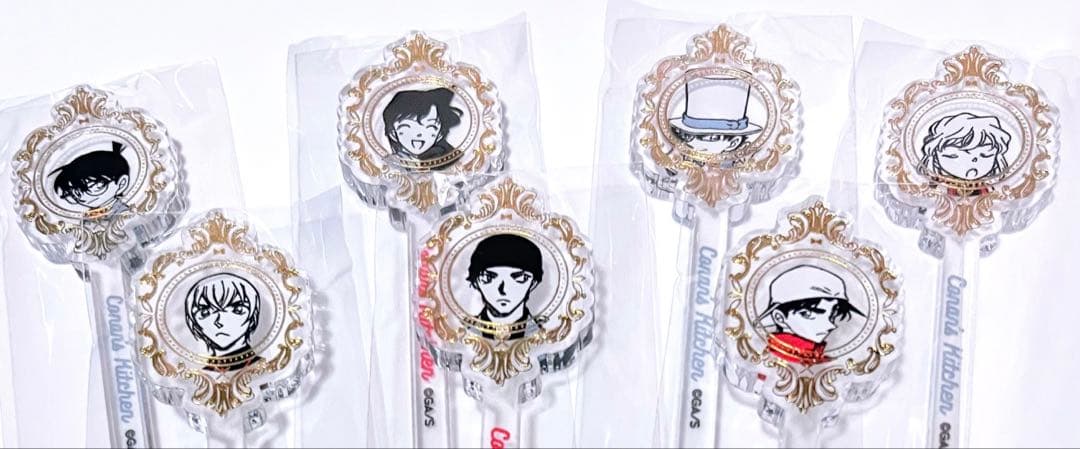 鳥取 限定【名探偵コナン】米花商店街 コナンズキッチン マドラー コンプリート