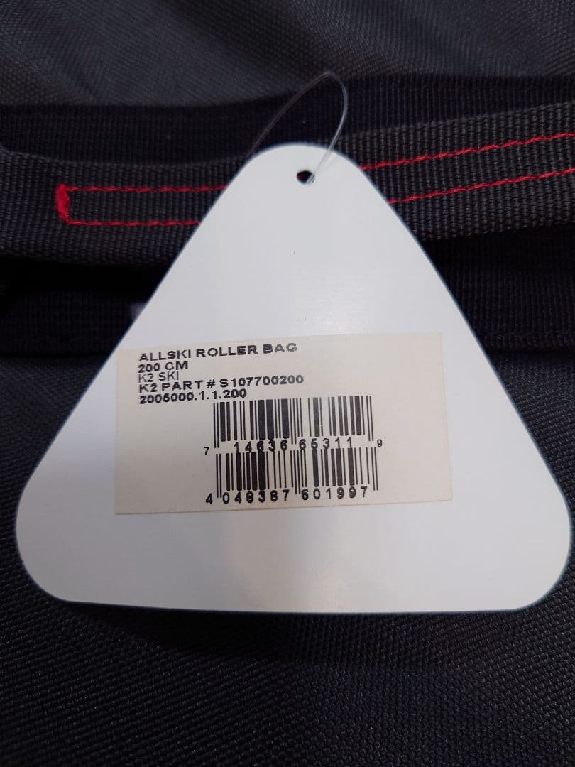 K2　オールスキーローラーバッグ　スキーバッグ