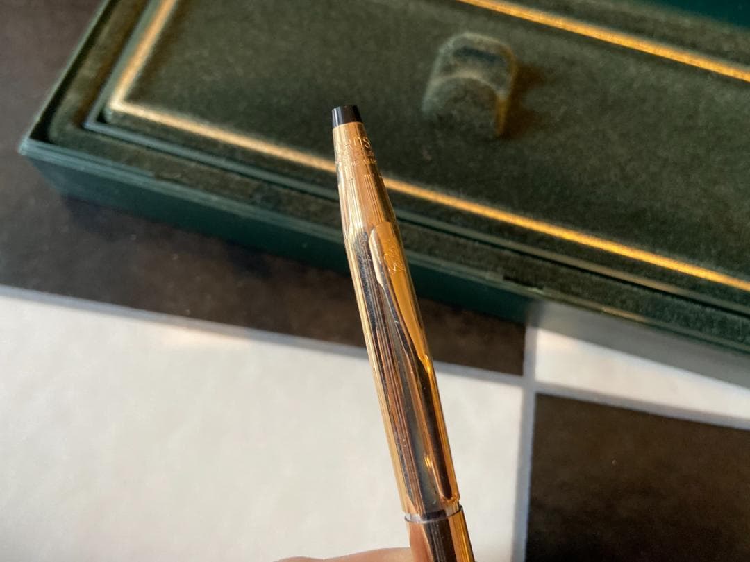 ◇クロス CROSS ボールペン 14KT GOLD 筆記体 ヴィンテージ◇