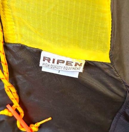 RIPEN ドーム型山岳テント イエロー/ブラウン