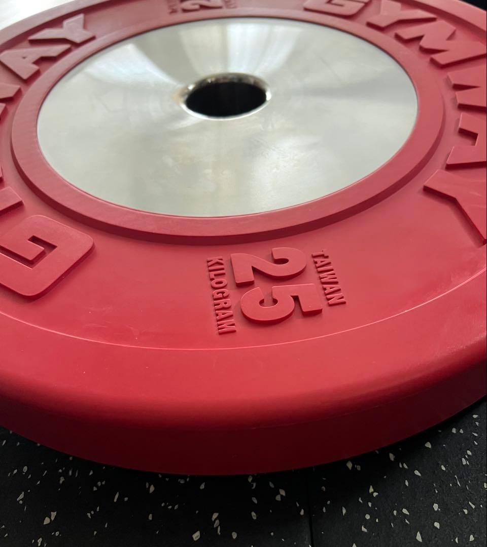 12/16まで ①GYMWAY コンペティションバンパープレート 25kg 1枚