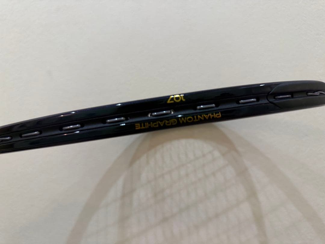 【1時間のみ使用】prince ファントム グラファイト 107 テニスラケット