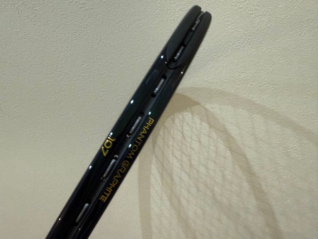 【1時間のみ使用】prince ファントム グラファイト 107 テニスラケット