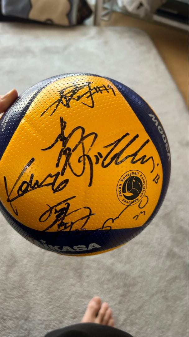 WOLFDOGS NAGOYA ウルフドッグス名古屋 選抜選手 直筆サインボール