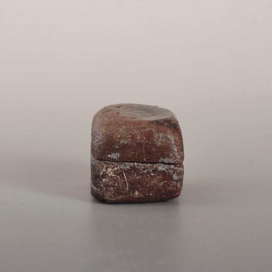 伊賀 伽藍石 香合 茶道具 古美術 古道具 アンティーク