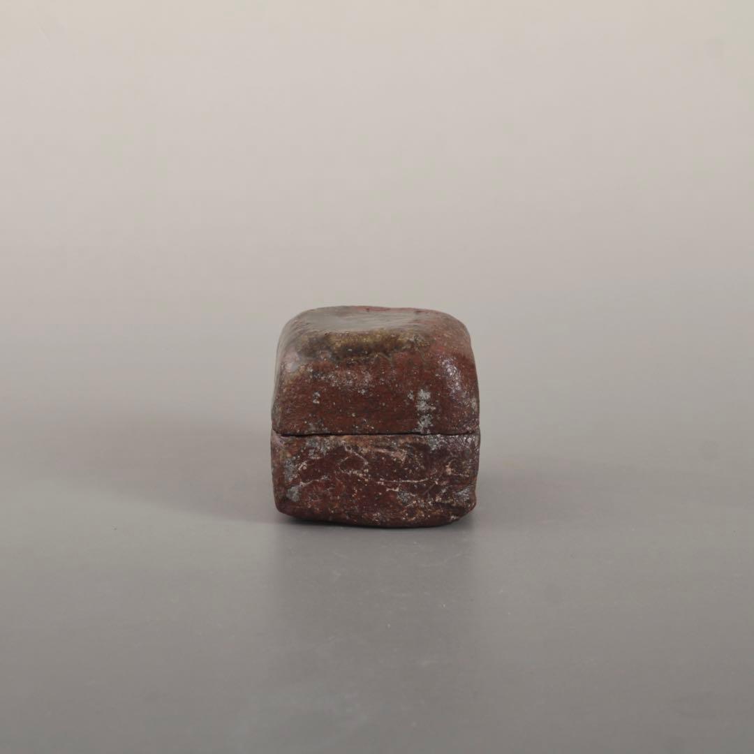 伊賀 伽藍石 香合 茶道具 古美術 古道具 アンティーク