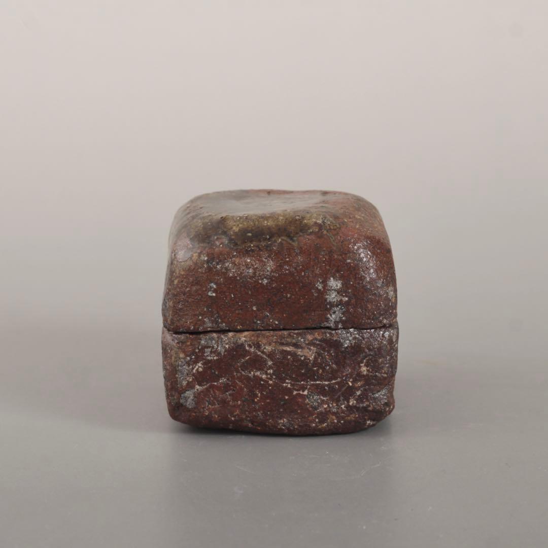 伊賀 伽藍石 香合 茶道具 古美術 古道具 アンティーク