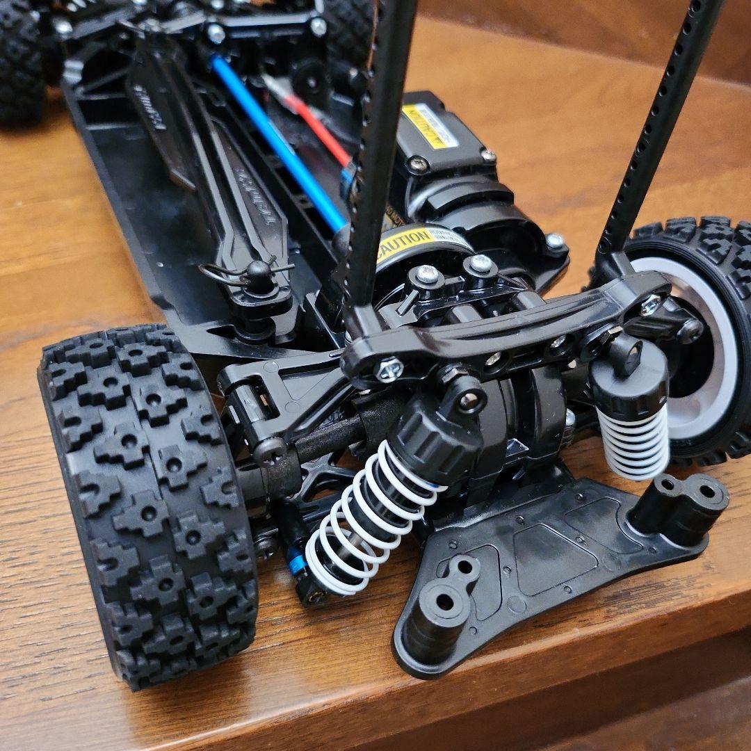 タミヤ　 T T - 0 2 シャーシ　　 組立て完成品 ラリー仕様