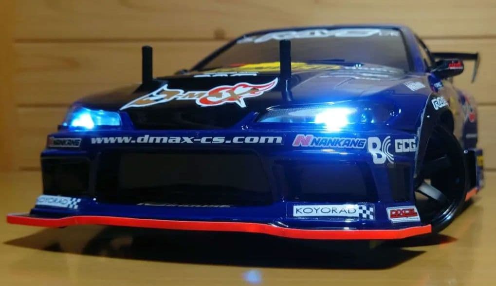 ①D-MAX横井昌志S15ボディLED付＆②ドリパケスープラRTR白フルセット新