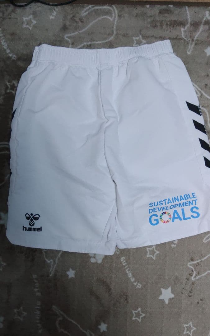 ガンバ大阪 ヒュンメル hummel ホワイト パンツ アウェイ 白 M-L